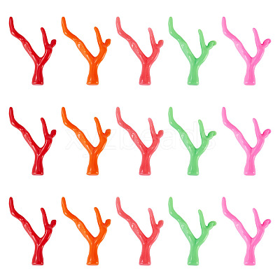 20Pcs 5 Colors Acrylic Pendants OACR-TA0004-21-1
