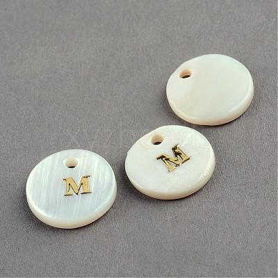 Freshwater Shell Pendants SSHEL-S249-M-1