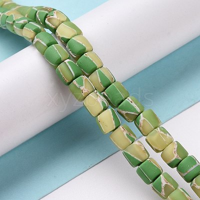 Handmade Polyester Clay Beads Strand CLAY-P001-03A-1