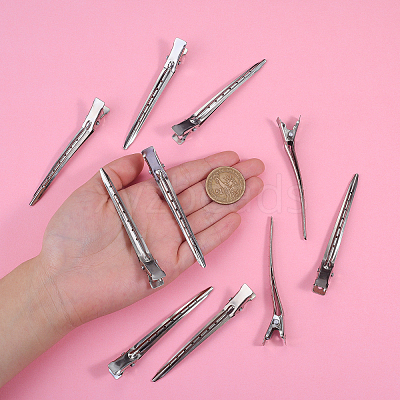 Stainless Steel Duck Hair Clip Findings STAS-CJ0001-153-1