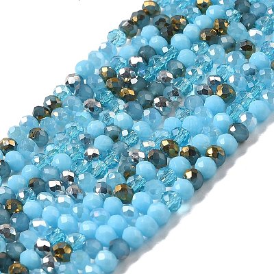 Glass Beads Strands LS-EGLA-A034-M4mm-15-1