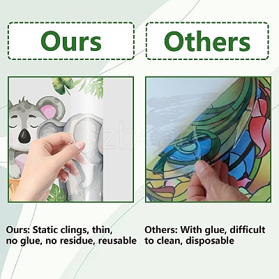PVC Window Static Stickers AJEW-WH0385-0085-1