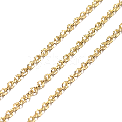 Brass Cable Chains CHC-034Y-G-NF-1