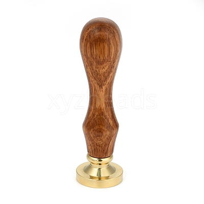 Brass Retro Wax Sealing Stamp AJEW-F045-C13-1