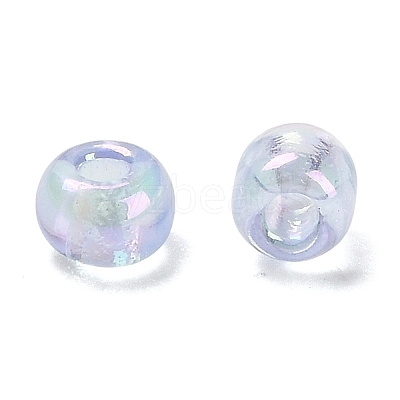 Transparent Colours Rainbow Glass Seed Beads SEED-H004-01A-1