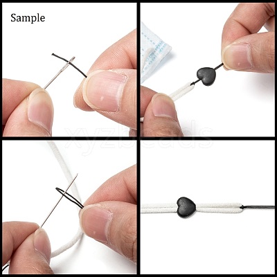 Heart PVC Plastic Cord Lock for Mouth Cover KY-D013-04C-1