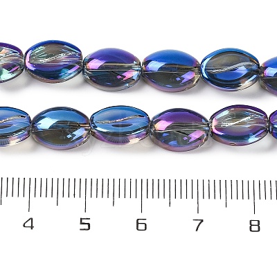 Electroplate Glass Beads Strands EGLA-B005-01A-FR02-1