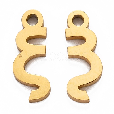 Ion Plating(IP) 304 Stainless Steel Pendants STAS-A045-06G-1