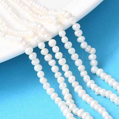Natural Cultured Freshwater Pearl Beads Strands PEAR-I007-07N-01A-1