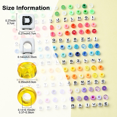 Transparent & Opaque Acrylic Beads KY-FS0001-26C-1