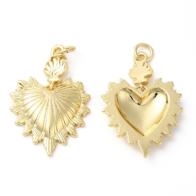 Eco-Friendly Rack Plating Brass Pendants X-KK-R143-17G-1