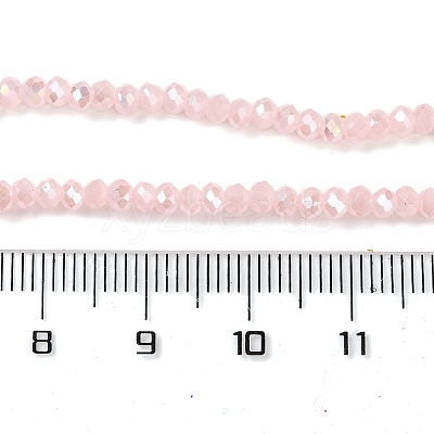 Baking Electroplate Glass Beads Strands DGLA-A039-J4mm-B14-1