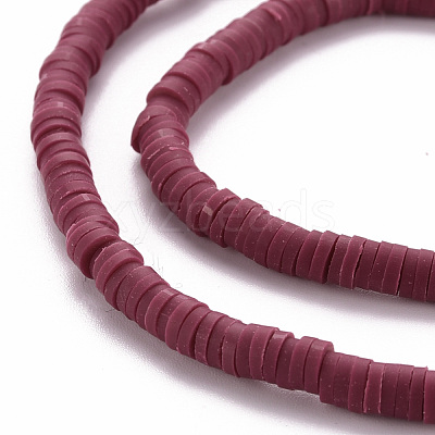 Handmade Polymer Clay Bead Strands CLAY-T002-4mm-70-1