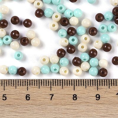 Opaque Acrylic Beads OACR-H118-07B-11-1