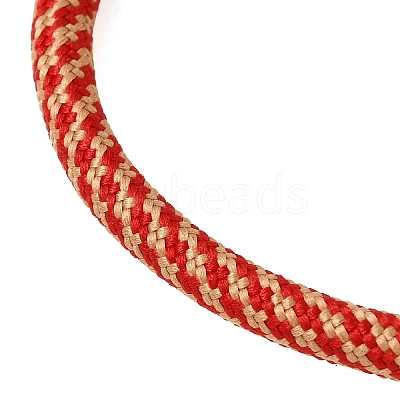 Braided Round Polyester Cord Bracelet Makings FB-CBAEDA0-01P-1