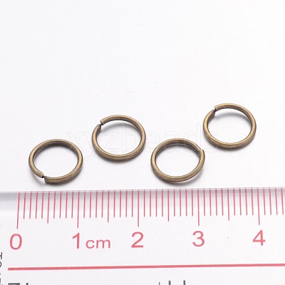 Brass Open Jump Rings JRC10MM-AB-1