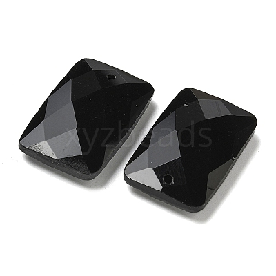 Natural Black Onyx(Dyed & Heated) Pendants G-Z071-04D-1