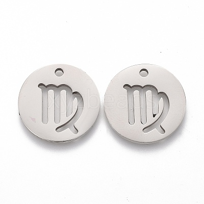 Tarnish Resistant 201 Stainless Steel Pendants LS-STAS-Z001-B-02P-1