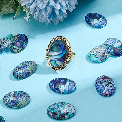 50Pcs Lampwork Cabochons LAMP-PH0001-45-1