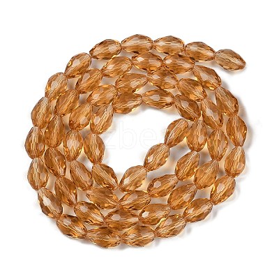 Transparent Glass Beads Strands EGLA-N013-T6mm-D21-1