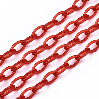 Handmade Transparent ABS Plastic Cable Chains X-KY-S166-001D-1