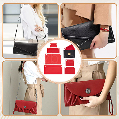 6Pcs 6 Style Wool Felt Bag Organizer Inserts FIND-WR0008-27-1