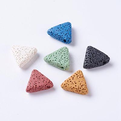 Natural Lava Rock Beads G-P316-H-1