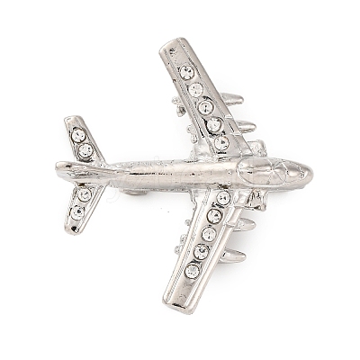 Zinc Alloy Crystal Rhinestone Brooch LS-JEWB-U010-03P-02-1