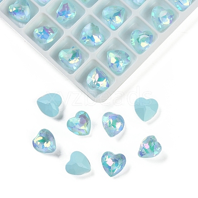 Pointed Back Glass Rhinestone Cabochons GGLA-S003-02B-1