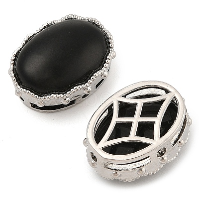 Natural Obsidian Multi-Strand Links KK-M304-03P-01-1
