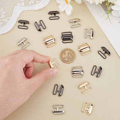 12Pcs 3 Colors Alloy Interlocking Clasps FIND-PH0021-43-1