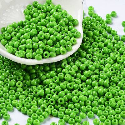 Baking Paint Glass Seed Beads SEED-H002-I-A510-1