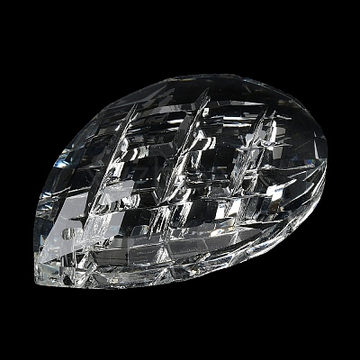 Transparent Glass Pendants GLAA-R223-03J-1