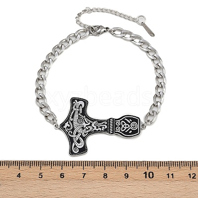304 Stainless Steel Enamel Link Bracelets LS-BJEW-P356-01B-P-1
