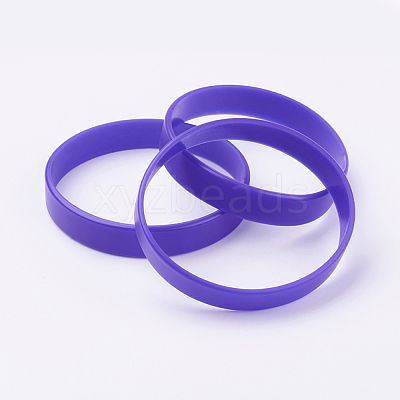 Silicone Wristbands Bracelets BJEW-J176-180-15-1