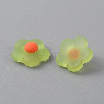 Spring Theme Translucent Resin Cabochons RESI-TAC0016-10D-1