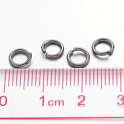 90pcs Brass Open Jump Rings X-JRC6MM-B-1