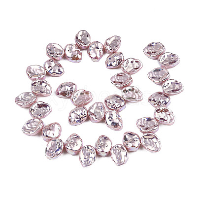 ABS Plastic Imitation Pearl Beads Strands KY-N015-16-A03-1