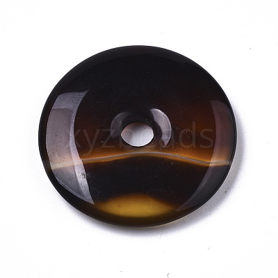 Natural Chalcedony Pendants G-N0326-018B-1