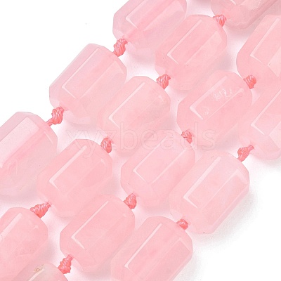 Natural Rose Quartz Beads Strands G-C270-N01-1