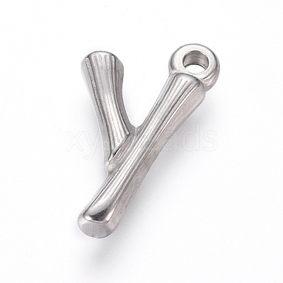 Tarnish Resistant 304 Stainless Steel Pendants STAS-G214-38P-Y-1