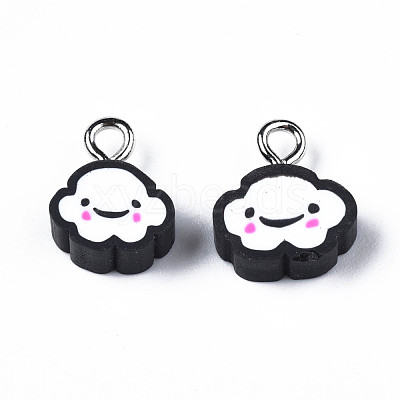 Handmade Polymer Clay Charms CLAY-N006-37B-01A-1