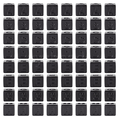 150Pcs Opaque Acrylic European Beads SACR-TA0001-59A-1