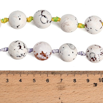 Natural Fire Crackle Agate Beads Strands GG-CBAE0EB-07-1