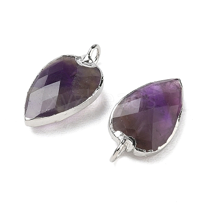 Natural Amethyst Pendants G-G012-13P-07-1