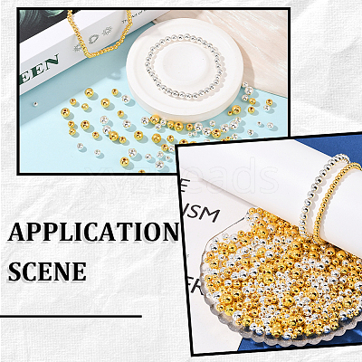 1200Pcs CCB Plastic Beads Sets CCB-PA0001-03-1
