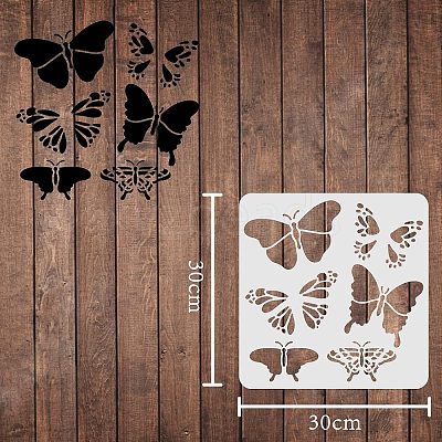 Plastic Reusable Drawing Painting Stencils Templates DIY-WH0172-247-1