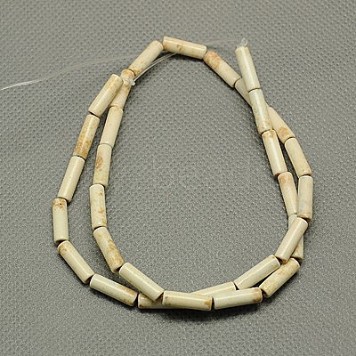 Synthetic Turquoise Beads Strands TURQ-G120-4x13mm-12-1