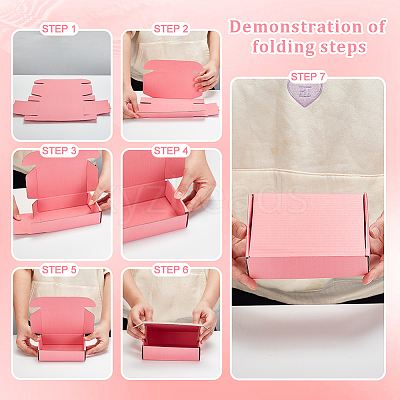 Cardboard Paper Shipping Box CON-WH0106-24B-1