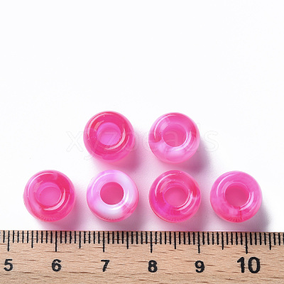 Acrylic European Beads MACR-S375-002A-07-1